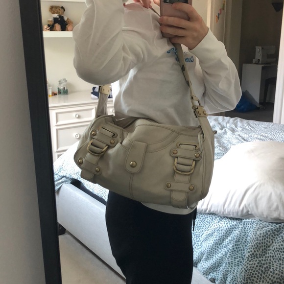 Rafe New York Cream Leather Handbag - Picture 3 of 10